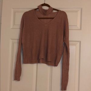 Charlotte Russe Choker Neck Sweater